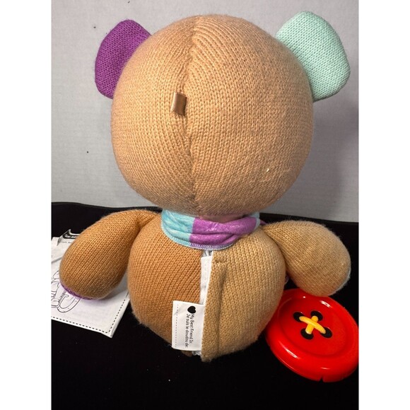 Thready Bear Interactive Teddy Bear w/Magical Expressive Eyes 14" Plush. - Picture 5 of 5